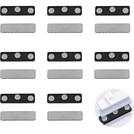 Set di 8 paia di clip magnetiche per tende: magneti senza cuciture per tende oscuranti, tende trasparenti, tende da patio e tende da doccia.