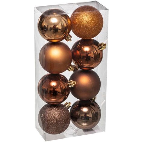 Set di 8 palline d.7cm bronzo - Atmosphera créateur d'intérieur