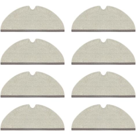 Set di 8 panni per la pulizia per Roborock Q8 Max, Q8 Max+, S5, S5 Max, S4, S50, S51, S55, S6, S6 Pure, S6 MaxV, Q7, Q7 Max, Q5 Pro, Q5 Pro+, Accessori Q5 Pro