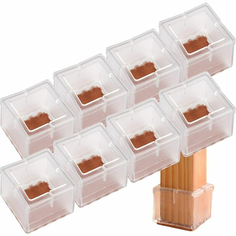 Set di 8 protezioni per il pavimento delle gambe