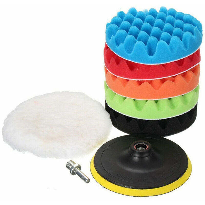 Set di 8 spugne per lucidatura per lucidatura per