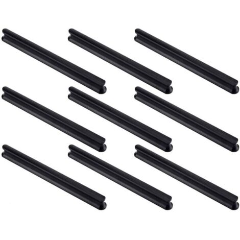 Set di 9 maniglie per ante di mobili da cucina, lunghe 180 mm (foro centrale 160 mm), maniglie per cassetti da cucina, maniglie per ante di mobili, maniglie per ante di credenze
