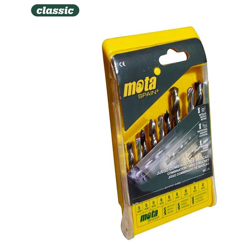 Mota - E3/39351 Set 9 Punte ar Widia Metallo e