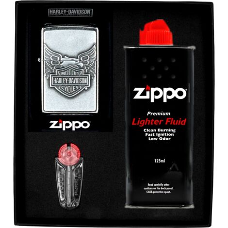 Set di accendini Zippo HARLEY DAVIDSON IRION EAGLE Regalo n. 1