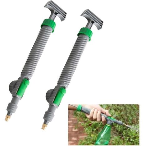 Set di accessori da 2 pezzi per annaffiatoio, spruzzatore per piante, spruzzatore da giardino, spruzzatore con pompa a pressione e asta di pulizia