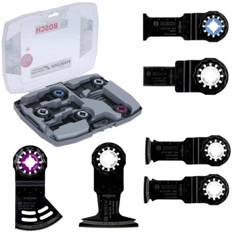 Set di accessori mt Bosch 6 pezzi, ideale per lavori di alta precisione, utensili durevoli ed efficienti, perfetti per l'uso professionale e per