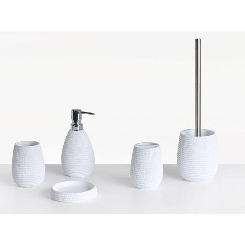 Set Di Accessori Per Il Bagno Bianco Quila