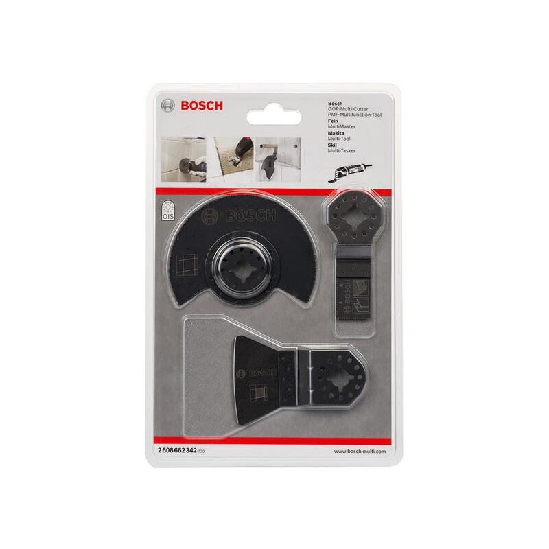 Bosch - Set di accessori per piastrellista per utensile multifunzione