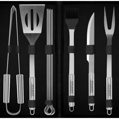 Set di accessori per STILHOFF GRILL, posate, utensili, 10 pezzi, 9 pezzi + custodia