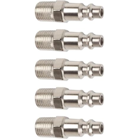 Set di accoppiatori d'aria e connettori rapidi da 50 pezzi Raccordi per tubi dell'aria Accessori per compressori d'aria Strumento accoppiatore rapido Filettatura esterna maschio