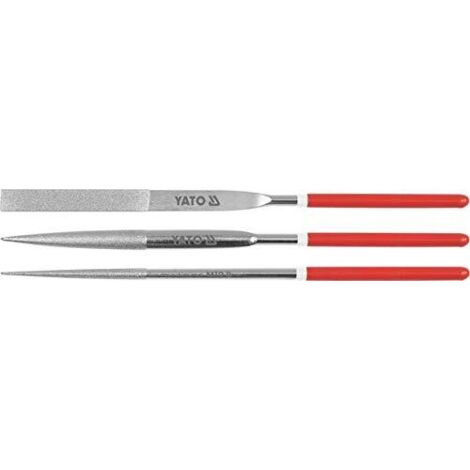 Set di aghi diamantati YATO 3 pezzi/160 mm 6150