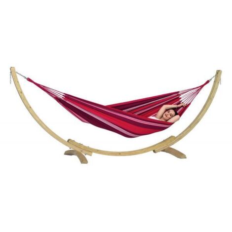 Set di Amaca SALSA Amazonas con Supporto in Legno Apollo in Pino Espic�a