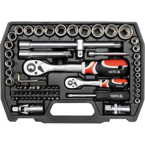 SET DI ATTREZZI 1/2'' 1/4' 72 PEZZI M - YT-38782