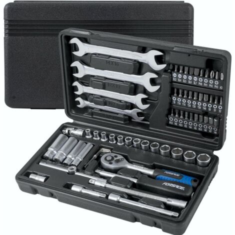 SET DI ATTREZZI PUNTE BUSSOLE CHIAVI 62 EL CASE