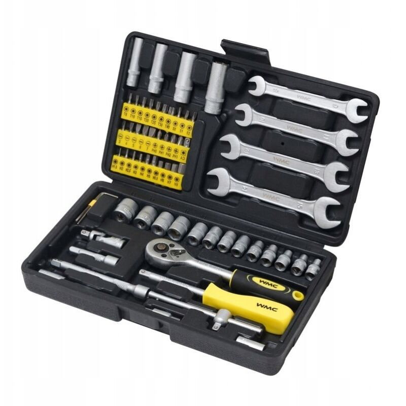 Set Di Attrezzi, Punte, Chiavi A Bussola 62 Pezzi