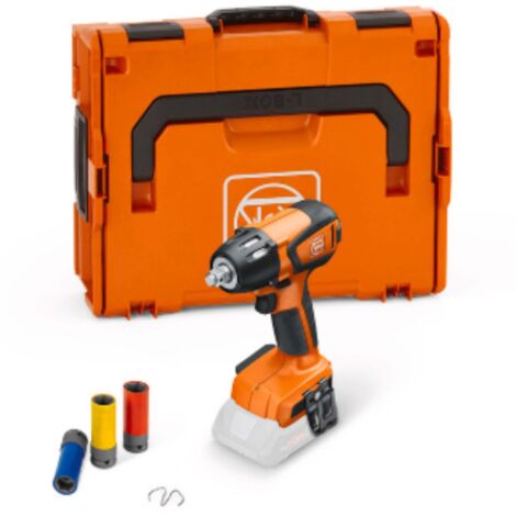 Set di avvitatori a impulsi a batteria Fein ASCD 18-300 W2 AS Set pronto all'uso senza batteria e caricabatterie