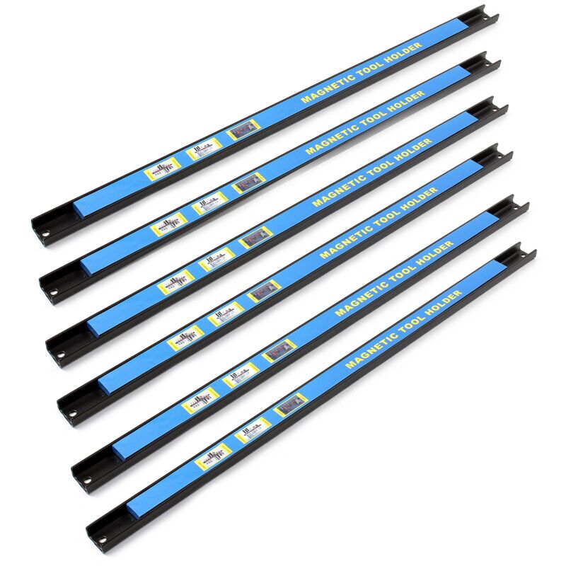 Set Di Barre Magnetiche 6x61 Cm Barra Porta Utensili A Parete In Ac...