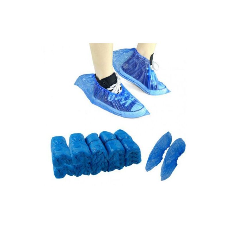Copriscarpe monouso in plastica antiscivolo da 100...