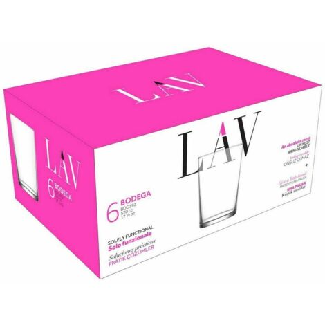 Set di Bicchieri Bodega 515 ml Ø 9 x 12 cm