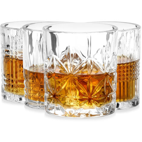 SET DI BICCHIERI DA SUCCO PER WHISKY, 290 ML, 4 PEZZI