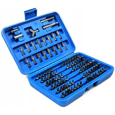 Set di bit esagonali e Torx per avvitatore 100 pezzi