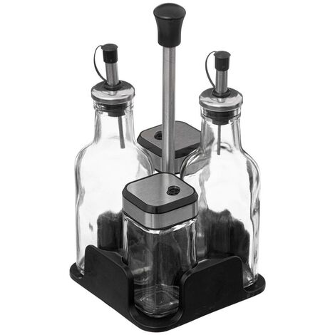 Set di bottiglie per olio e aceto x4  - 5five