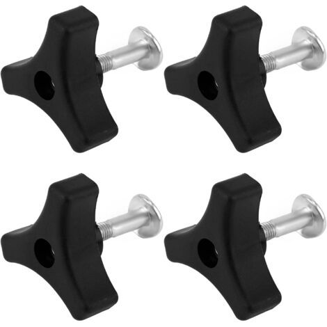 set di bulloni per maniglia del tosaerba, dadi e viti per pomello triangolare, adatti alla maggior parte dei modelli di tosaerba a farfalla, accessori per dadi.