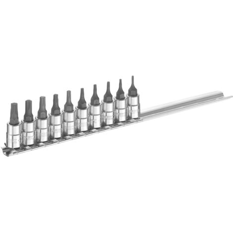 Set di bussole 1/4" 10 pezzi EXPERT E030703