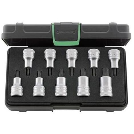 Set di bussole 54TX/10 10 pezzi 1/2 pollice T20-T60