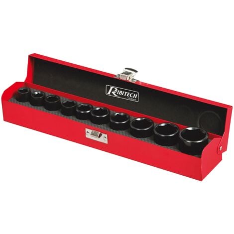 RIBITECH Set di bussole esagonali per chiave ad impatto