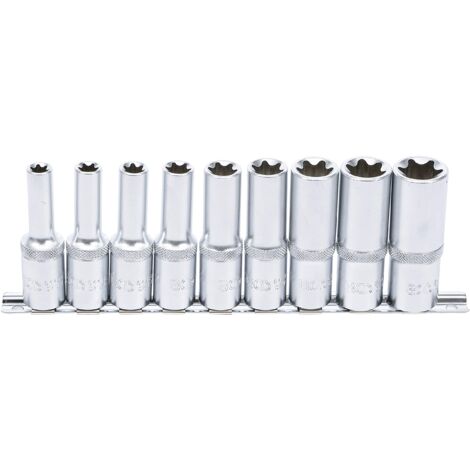 Set di bussole lunghe bgs technic pro acciaio 12 5 mm