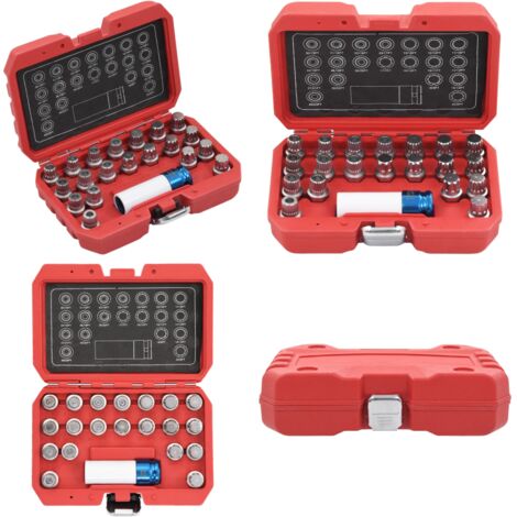 Set di Bussole per Rimozione Dadi 21 pz per BMW - Bussole per smontaggio dadi - Bussole per ruote BMW