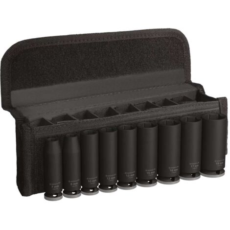Set di bussole PRO Impact, 3/8", profondo, 9 pezzi (quantità sconosciuta)