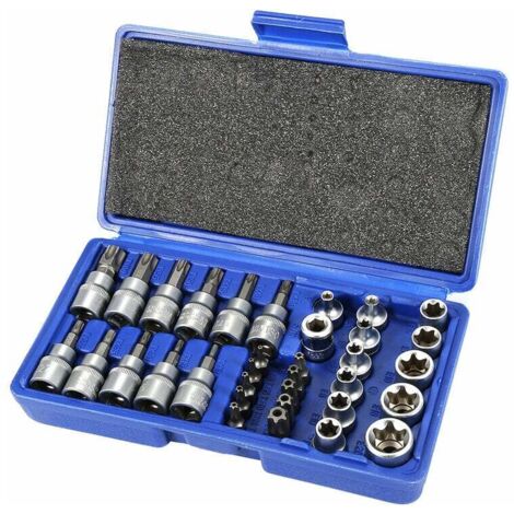 Set di bussole Torx da 34 pezzi