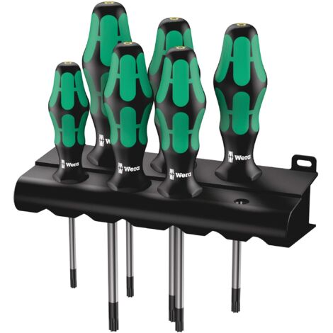 Set di cacciaviti 367/6 TORX HF 6 pezzi. TORX® 2K-Manico rotondo