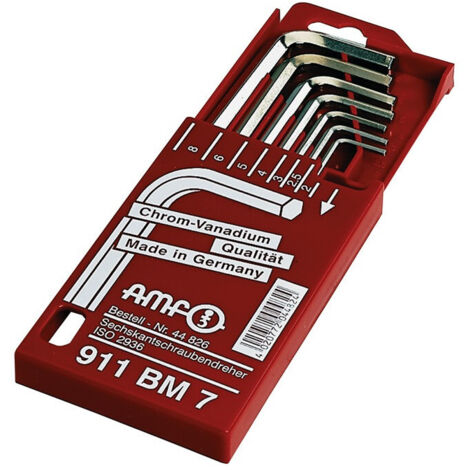 Set di cacciaviti a brugola 911BM 7 pezzi, custodia scorrevole SW 2-8 mm
