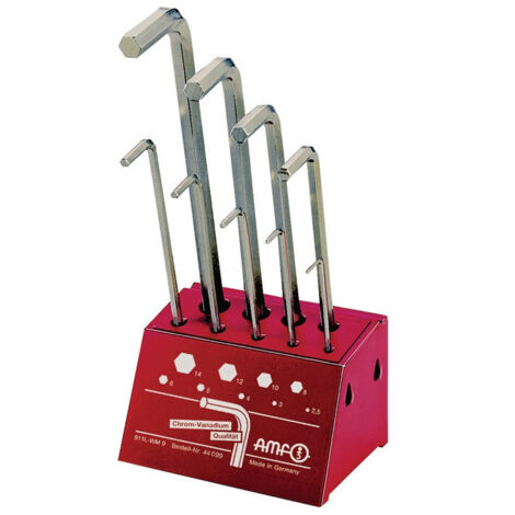 Set di cacciaviti a brugola 911L-WM9, 9 pezzi, supporto da officina SW 2,5-14mm