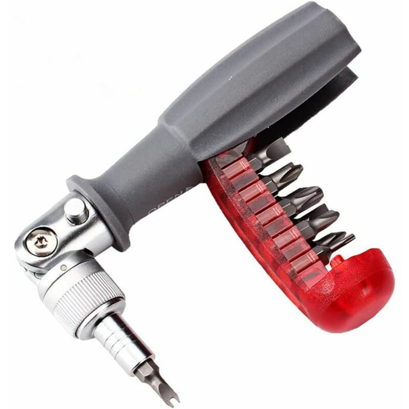 Set di cacciaviti a cricchetto S2 a doppia testa