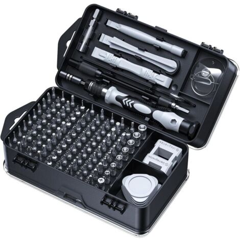 Set di cacciaviti di precisione 115 in 1, kit professionale di mini attrezzi magnetici per riparazioni [resistenti], piccolo cacciavite per telefono, computer, orologio, laptop, occhiali