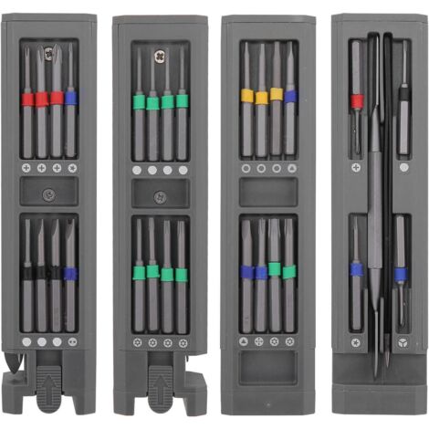Set di cacciaviti di precisione 30 in 1 Kit di strumenti di riparazione magnetici, cacciavite di precisione durevole, per smartphone PC Guarda fotocamera Giocattoli elettronici Strumento multifunzione