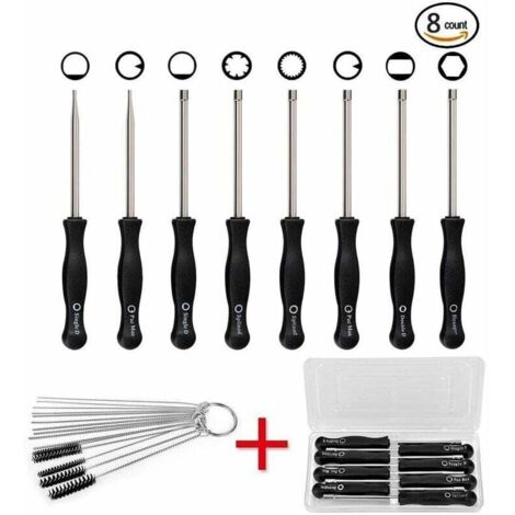Set di cacciaviti per la regolazione del carburatore da 8 pezzi per carburatori a 2 tempi standard, kit di utensili per carburatori