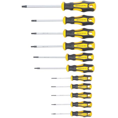 SET DI CACCIAVITI TORX T6-7-8-9-10-15-20-25-27-30-40 BGS DIY