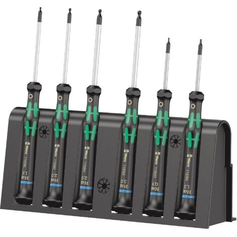 Set di cacciaviti Wera 2052/6 nero verde 6 pezzi