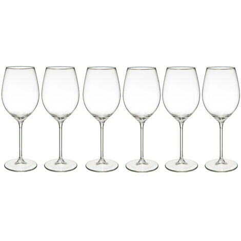 Set di calici da vino Secret de Gourmet Trasparente Cristallo 410 ml Vino