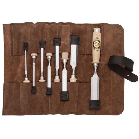 Set di cesoie Kirschen 8 pezzi beige acciaio carbonio