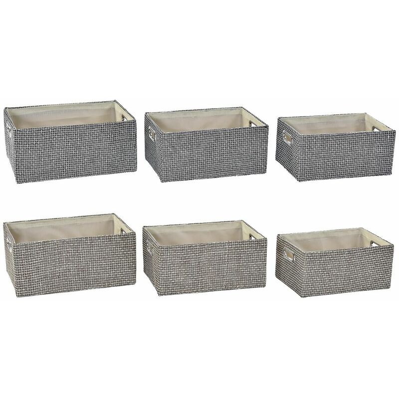 Dkd Home Decor - Set di Cestini 40,5 x 28 x 18 cm