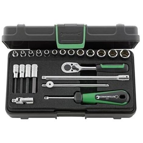 Set di chiavi a bussola 40/44/17/5 KN 22 pezzi, 1/4 di pollice, apertura da 3,5 a 13 mm, Z.22, 6 pezzi