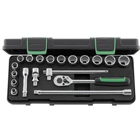 Set di chiavi a bussola 45/14/5i 19 pezzi, 3/8 di pollice, da 8 a 22 mm, Z.30, 12 pezzi
