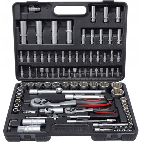 Set di chiavi a bussola, chiavi a bussola Torx, punte, 108 pezzi.