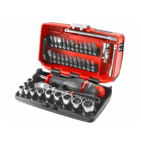 Set chiavi a cricchetto KS TOOLS TOOLS DUO Gearplus - 10 pezzi - Cricchetto  ad occhiello e forcella